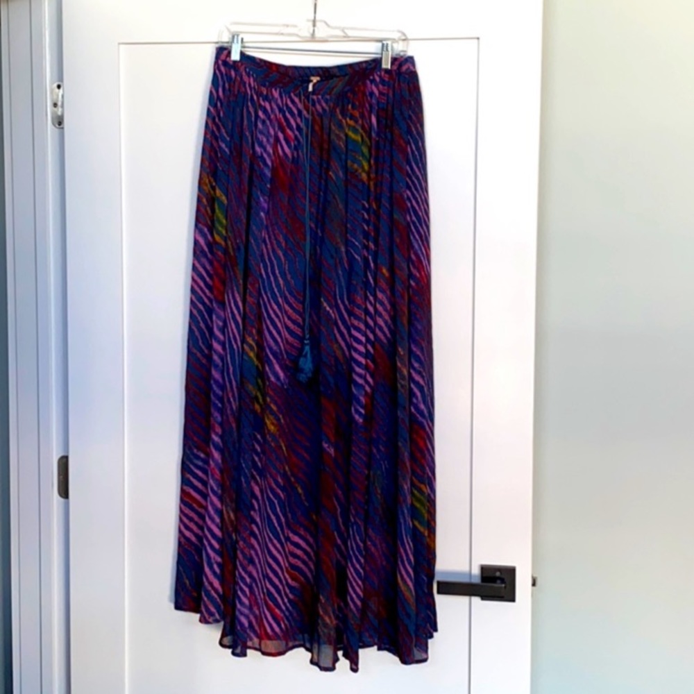Free People Zebra Maxi skirt L